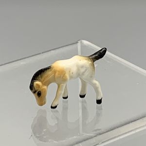Vtg Miniature Bone China Foal Colt Figurine Collectible Japan Farm Core Horses